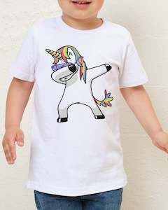 Dabbing Unicorn Kids T-Shirt