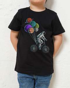 Astronaut Bicycle Kids T-Shirt