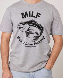 Aussie Tshirts: Man I Love Fishing T-Shirt