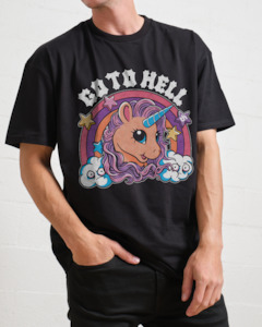 Unicorn T Shirts: Go to Hell Unicorn T-Shirt