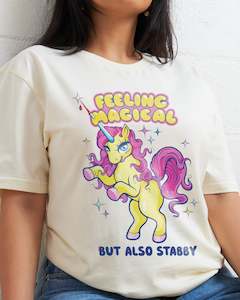 Unicorn T Shirts: Feeling Magical but also Stabby T-Shirt