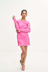 LILLIE MINI DRESS (PINK)