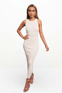 Costume hiring: MARCELLE OPEN BACK MIDI DRESS