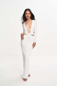 ASTON DRESS (IVORY)