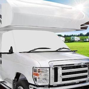 Mofeez RV Windshield Cover Compatible with Class C Ford 1997-2024, UV Block Offe…