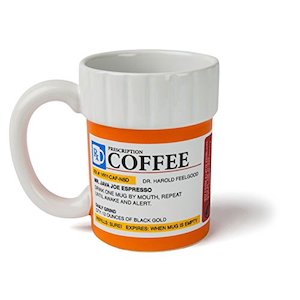 Internet only: BigMouth Inc. Prescription Coffee Mug (Cute Design) for Coffee Lovers