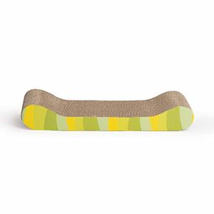 Catit Jungle-Stripe Lounge Style Scratcher with Catnip [For Cats]