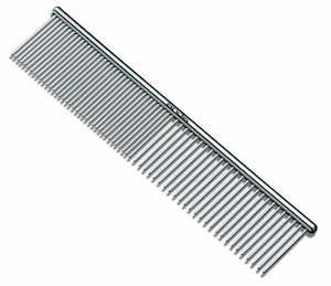 Andis Pet 7.5-Inch Steel Comb, Silver