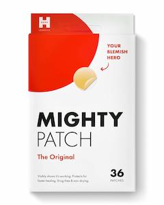 Internet only: Hero Cosmetics Mighty Patch Original (36 Count) – Hydrocolloid Acne Pimple Patches for Face and Skin, Spot Treatment Stickers, Vegan and Cruelty Free.