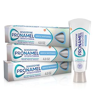 Sensodyne Pronamel Gentle Teeth Whitening Toothpaste for Sensitive Teeth, Rehard…