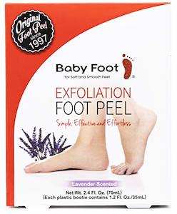 Internet only: Baby Foot Original Foot Peel Exfoliator with Fresh Lavender Scent (2 x Masks)