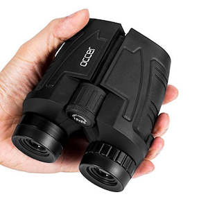 Internet only: OmniFire 12x25 Binoculars with Clear Low Light Vision (Large Eyepiece, Waterproof), for Bird Watching, Hunting, Travel and Sightseeing