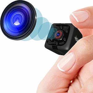 Mini Spy Camera 1080P [Hidden Camera] - Small HD Nanny Cam w/ Night Vision & Mot…