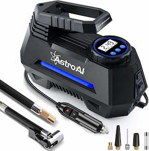 AstroAI 12V DC Auto Tire Inflator Air Compressor Pump (For Car Tires)