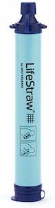 Internet only: LifeStraw Personal Water Filter (1 Pack, Blue) for Hiking, Camping, Travel, and Emergency Preparedness