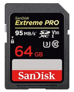 SanDisk 64GB Extreme PRO UHS-I SDXC Memory Card (SDSDXXG-064G-GN4IN)