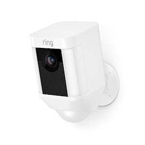 Wireless HD Security Camera with Built-In Two-Way Talk and Siren Alarm (Ring Spo…