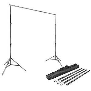 Internet only: LimoStudio 10ft Adjustable Muslin Backdrop Support System Stand (AGG1112)