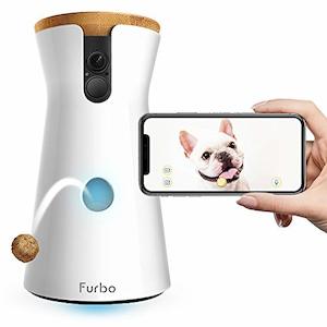 Furbo Treat Tossing Dog Camera (Full HD Wifi & 2-Way Audio, Compatible with Alex…