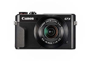 Internet only: Canon PowerShot G7 X Mark II Digital Camera with Wi-Fi, NFC, LCD Screen, and 1-Inch Sensor - Black (100-1066C001)