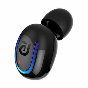 Internet only: Kissral Wireless Sport Bluetooth Headphone with 8 Hour Talk Time, HD Microphone and One Piece Design - Black (Model: Headset)