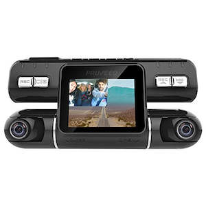 Pruveeo MX2 Car Dash Cam with Dual 120° Wide-Angle Lens, Dash Camera for Cars (…