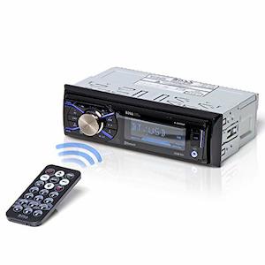 Internet only: BOSS Audio Systems 632UAB Car Stereo - Single Din, Bluetooth Audio (Hands-Free Calling, Built-in Microphone), MP3 Player, USB Port, AUX Input, AM/FM Radio Receiver, Detachable Front Panel