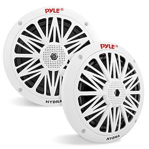 Internet only: Pyle 6.5" Dual Marine Speakers - PLMR62 (White)