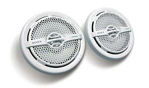 Internet only: Sony XSMP1611 6.5" White Dual Cone Marine Speakers