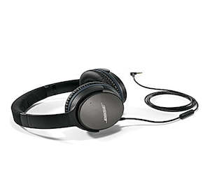 Bose QuietComfort 25 Acoustic Noise Cancelling Headphones - Apple (Black, Wired 3.5mm)