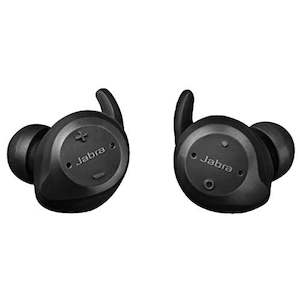 Internet only: Jabra Elite Sport True Wireless Earbuds: Waterproof Running/Fitness with Heart Rate and Activity Tracker, Bluetooth and Charging Case [Model# 130-999000-02]