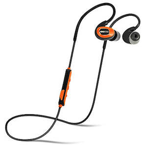 Internet only: ISOtunes PRO OSHA-Compliant Bluetooth Hearing Protectors, 27 dB NRR, 10-Hour Battery, Noise Cancelling Mic (Safety Orange)