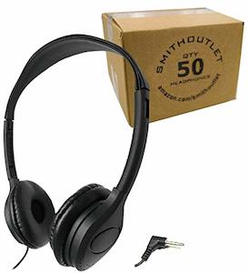 Smith Outlet 50-Pack Over-the-Head Headphones (Bulk)