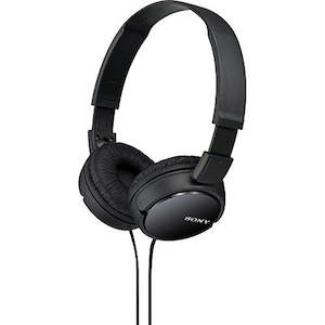 Internet only: Sony MDR-ZX110 ZX Series Wired On-Ear Headphones, Black