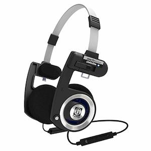 Internet only: Koss Porta Pro Wireless Bluetooth On-Ear Headphones with In-Line Microphone, Volume Control, Touch Remote and Multi-Pivoting Ear Plates (Black)