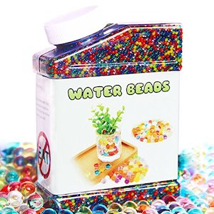 Elongdi Water Beads 50K Rainbow Mix (50,000 Beads) for Kids Toys, Home & Wedding Decor