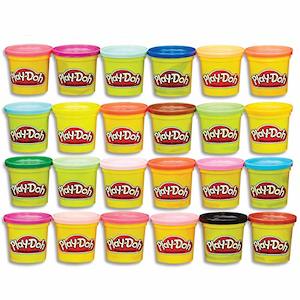 Play-Doh Modeling Compound 24-Pack Case, 3oz Cans, Colors Vary (Ages 2+, Amazon Exclusive)