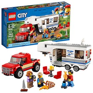 LEGO City Pickup & Caravan Building Kit (60182, 344 Pieces)