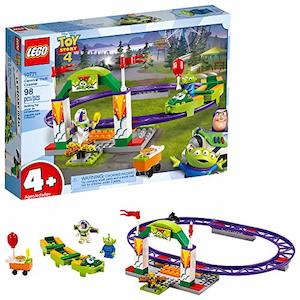 LEGO Disney Pixar Toy Story 4 Carnival Thrill Coaster (10771) - 98 Pieces Building Kit