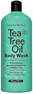 Natural Riches Extra Strength Tea Tree Oil Skin Clearing Body & Hand Wash (16 Fl…