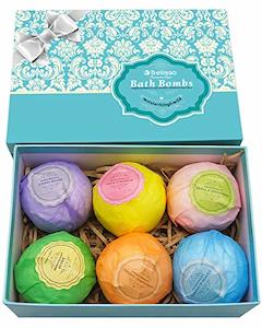 Ultra Lux 6 Piece Bath Bomb Gift Set ([XXL Size] w/Dead Sea Salt, Cocoa, & Shea …