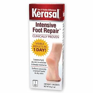 Kerasal Intensive Foot Repair Skin Ointment for Heel and Dry Foot Care (1 Oz)