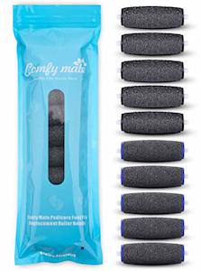 Amope Pedi Electronic Perfect Foot File Refill Rollers, Premium (5 Extra Coarse,…