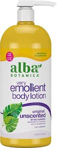 Alba Botanica Original Unscented Very Emollient Body Lotion (32 Oz).