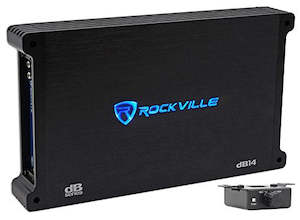 Rockville dB14 Mono Car Audio Amplifier [4000W Peak/1000W RMS; 2 Ohm]