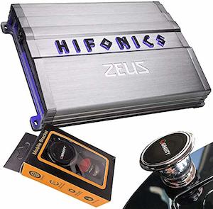 Hifonics Zeus Gamma 2400W Mono Subwoofer Car Amplifier w/Gravity Magnet Phone Ho…