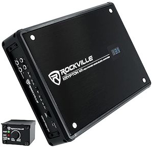 Rockville Krypton M1 2000W Peak, 500W RMS Mono 1 Ohm Car Amplifier with Remote C…