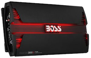 BOSS Audio Systems PT3000 Phantom Series 2-Channel Car Amplifier - 3000W, Full R…