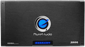 Planet Audio AC2600.2 2-Ch Car Amplifier (2600W, Class A/B, 2-4 Ohm, Mosfet)