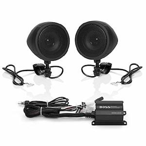 BOSS Audio Systems MCBK420B Motorcycle Bluetooth Speaker System with Class D Com…